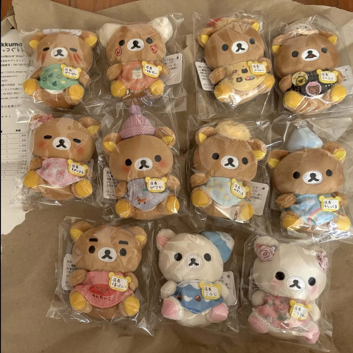 Подлинный японский sanx Easy bear кукла-подвеска Skytree Sky Мультяшная кукла из мультфильма 