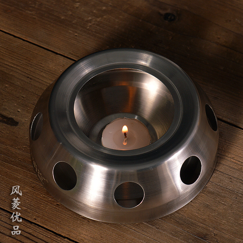 Teapot Heating Base Candle Heating Insulation Base Size Teapot Stainless Steel Base Thermostatic Bawyn Tea