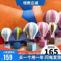 Wedding props hot air balloon beauty window decoration mall landing large-scale event opening layout outdoor decoration