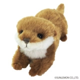 Импортная модель животного, плюшевая милая игрушка, кукла, выдра, подарок на день рождения