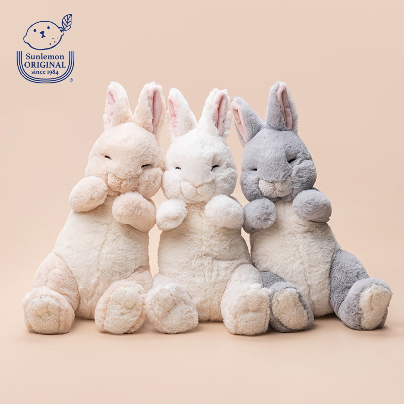 Japanese Sunlemon Sleepy Rabbit Plush Toy Doll Comforting Stuffed Animal Children's Birthday Gift for Girls Japanese Sunlemon Sleepy Rabbit Plush Toy Doll Comforting Stuffed Animal Children's Birthday Gift for Girls