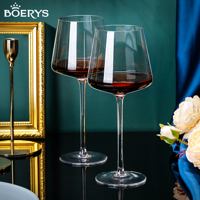 Red wine cup goblet custom creative European lead-free crystal wine glass decanter cup holder home set