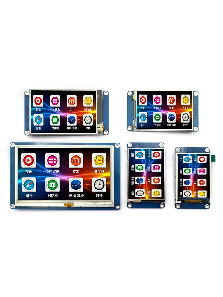 Usart Hmi Intelligent Serial Screen 2.2/3.5/4.3/ 5inch Lcd Display Screen Usart Interface Module