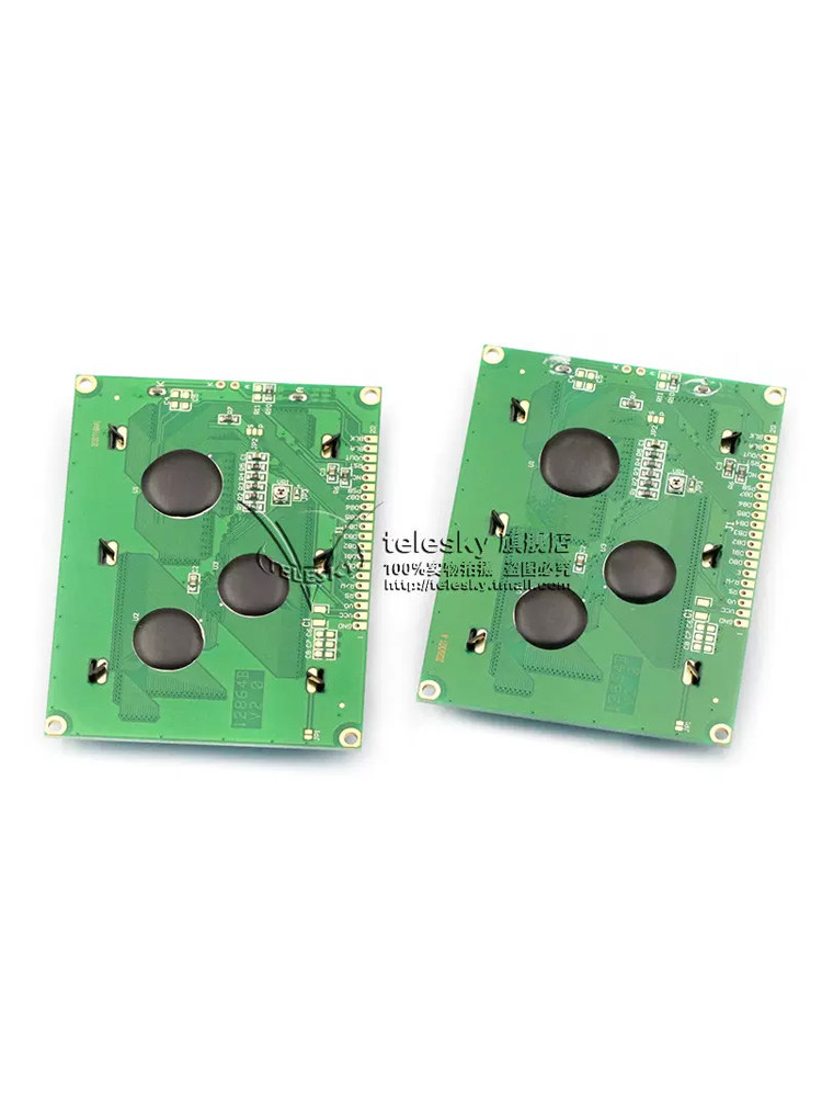 Blue Screen Lcd12864 Green Screen Lcd Screen with Chinese Character Library and Backlight S Serial/Parallel Port Display Device 12864-5V