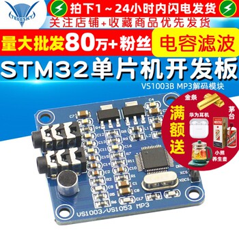 [Telesky]Vs1003B Mp3 Decoding Module with Microphone Stm32 Microcontroller Development Board