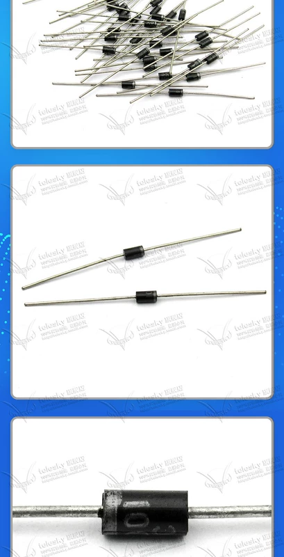 [TELESKY] Diode chỉnh lưu 1N4001 IN4001 DO-41 (50 chiếc) đi ốt 3 chân