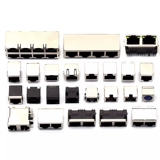 Сетевая розетка RJ45, медный экранированный сетевой кабель, разъем гигабитной сети, вертикальная конструкция