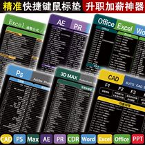 cad shortcut key mouse pad shortcut key set excel wps ps ps shortcut key mouse pad office thickening