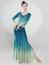 Dai costume womens new dance costume Xishuangbanna suit Yunnan art exam practice fishtail hip skirt performance costume