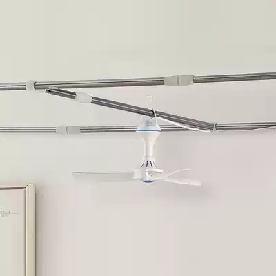 Telescopic rod tube bracket mosquito Root Middle dormitory accessories micro fan hanging ceiling fan crossbar bed curtain