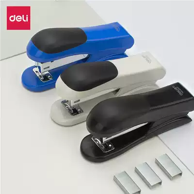 Del stationery medium stapler 12# stapler stapler desktop office supplies three-color single pack 0305 is getting better and better