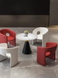 Прием переговоров о переговорах и дизайнере дизайнера дизайнера Light Luxury Leisure Office Стулья Creative Net Rod Rockburg Столовое кресло