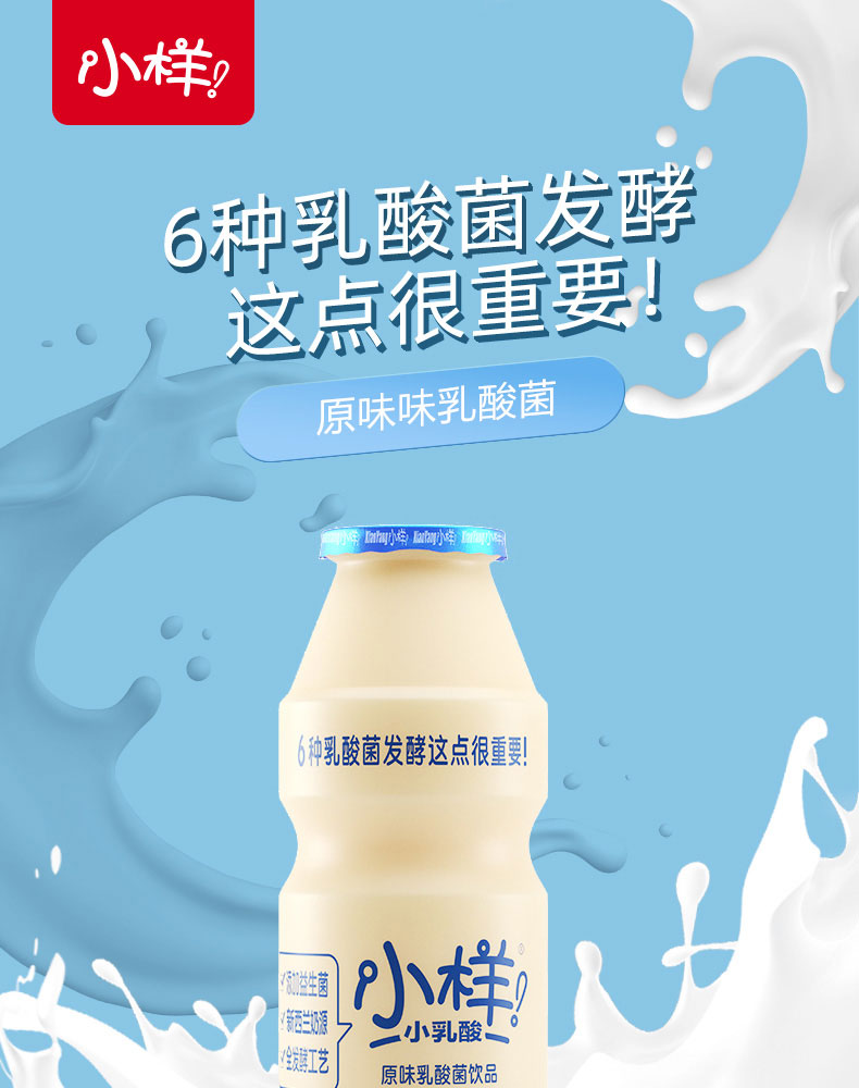 小样乳酸菌饮料经典原味款100ml*20瓶