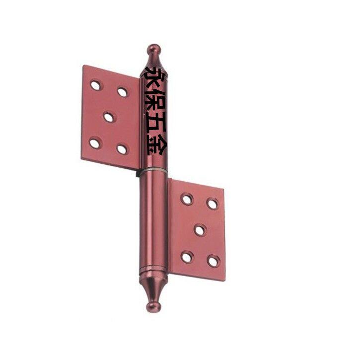 5 inch red bronze pagoda head crown head aluminum hinge off-axis hinge flag hinge detachable hinge