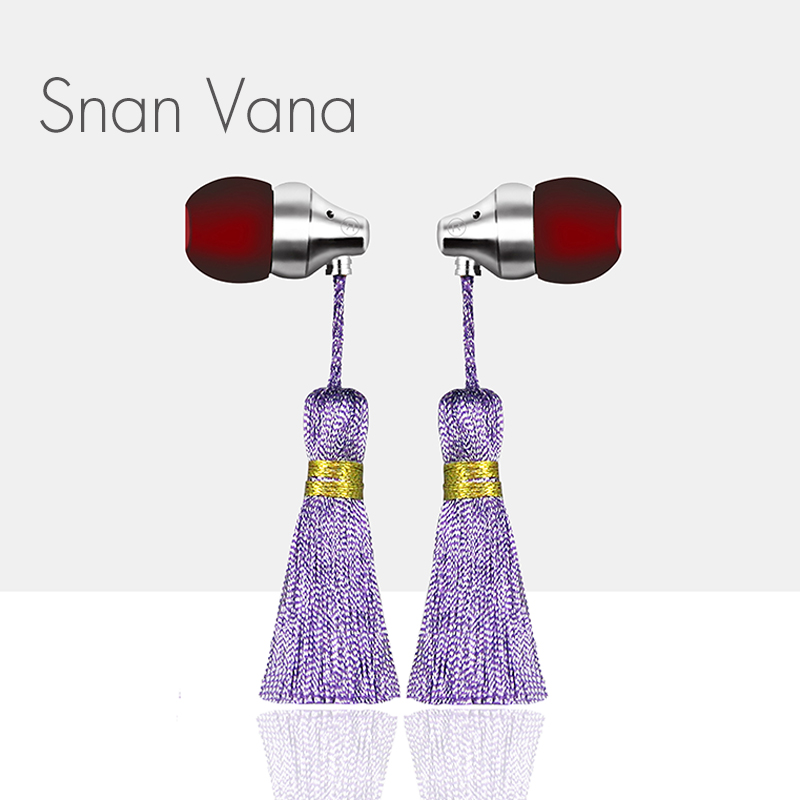 Snan Vana professional noise reduction sound insulation anti-noise knock sleep silicone Hepburn with the same hand-made tassel earbuds