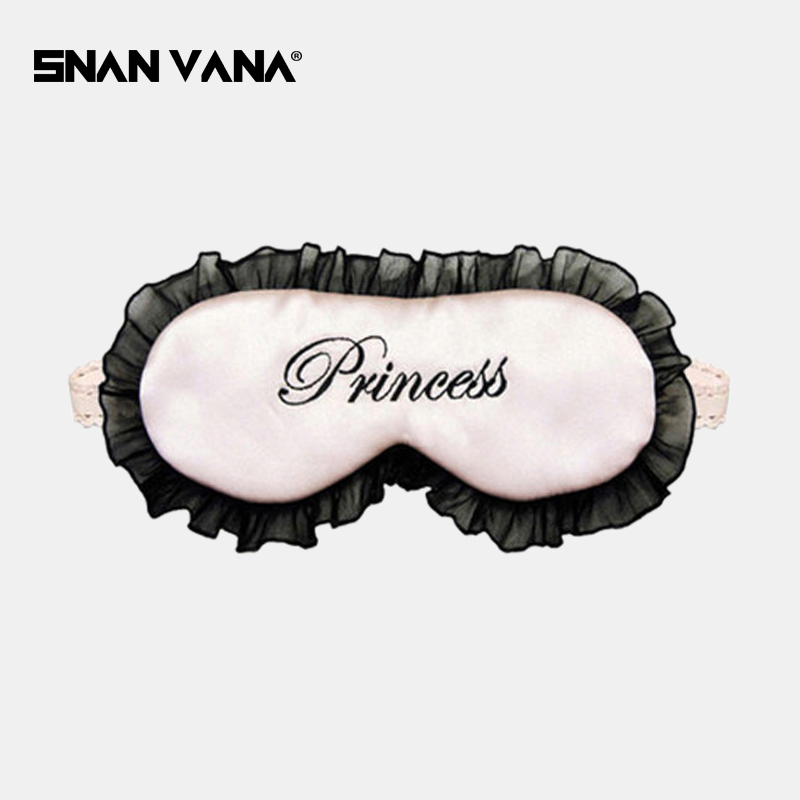 Snan Vana princess eye mask healing sleep mulberry silk sleep aid sleep girl cute silk hood