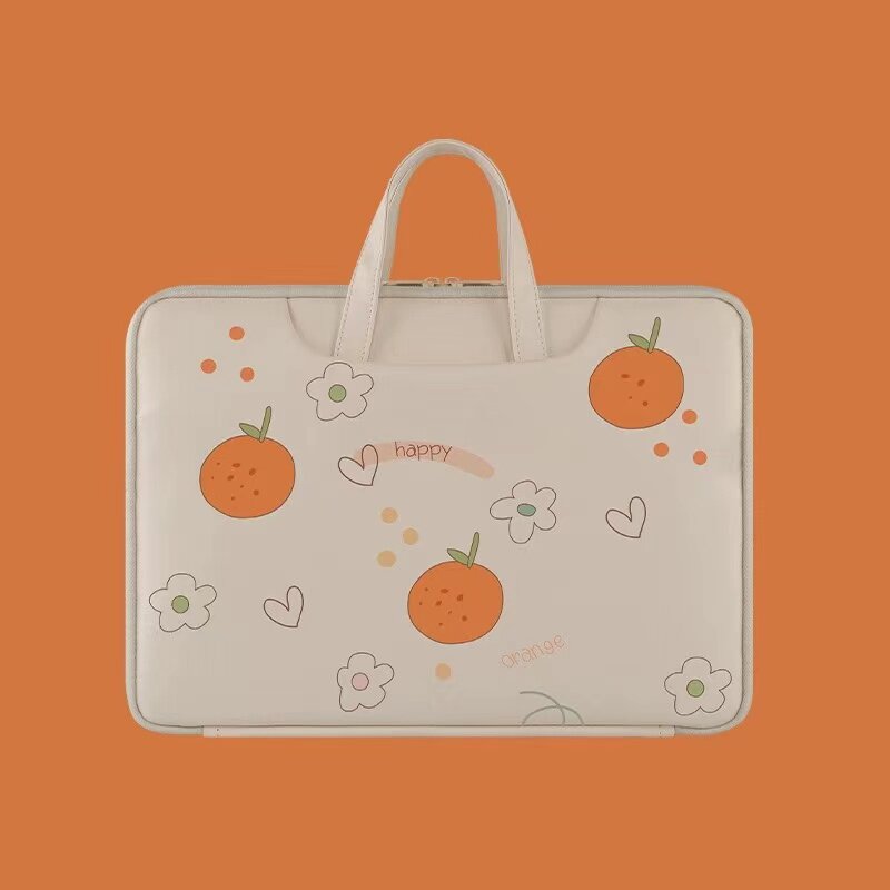 Laptop handbag applies Apple macbook Xiaomi air13 3 notebook 14 inch Lenovo 15 6 computer cute liner bag female hand small frescoed female fashion 16 inch woman