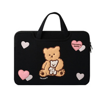 Cartoon computer bag female hand Apple macbookpro13 3 inch Lenovo Little New Air14 Huawei matebook15 Manukhuo SUSTech 15 6mac16 can