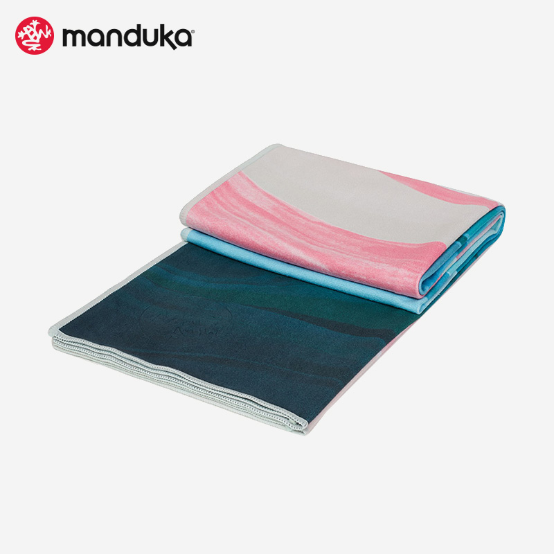 Manduka eQua Yoga Towel Non Slip Professional Multifunctional Portable Sweat Absorbing Quick Drying Thin Yoga Towel Blanket