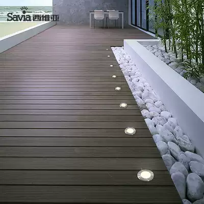 saviaLED stainless steel buried light 3W outdoor lawn light spotlight garden light garden light tree light landscape buried light