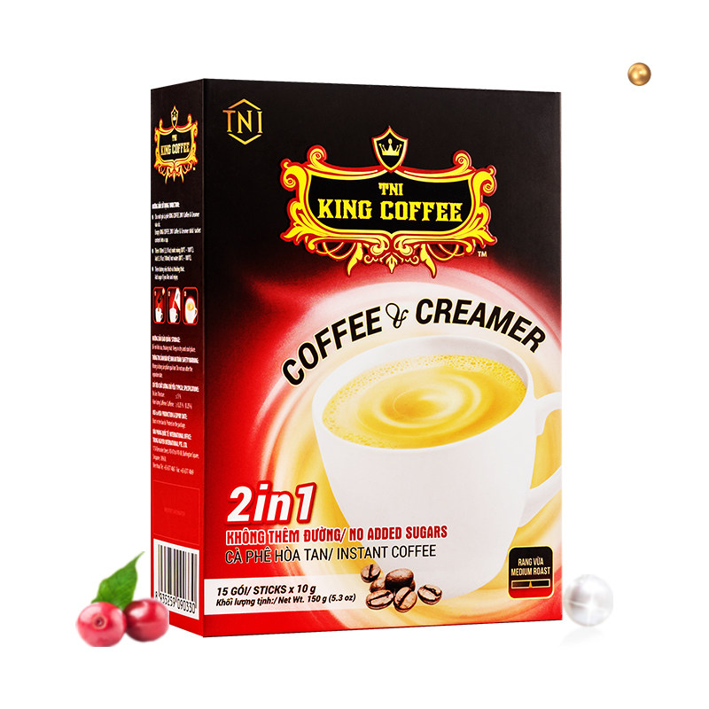 Vietnam imported coffee instant two-in-one sugar-free special coffee powder 0 sucrose original flavor