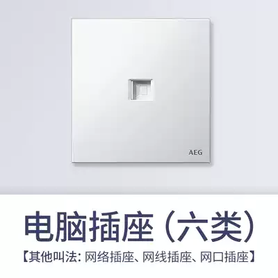 AEG single and double Type 6 computer network cable Network network interface Information socket