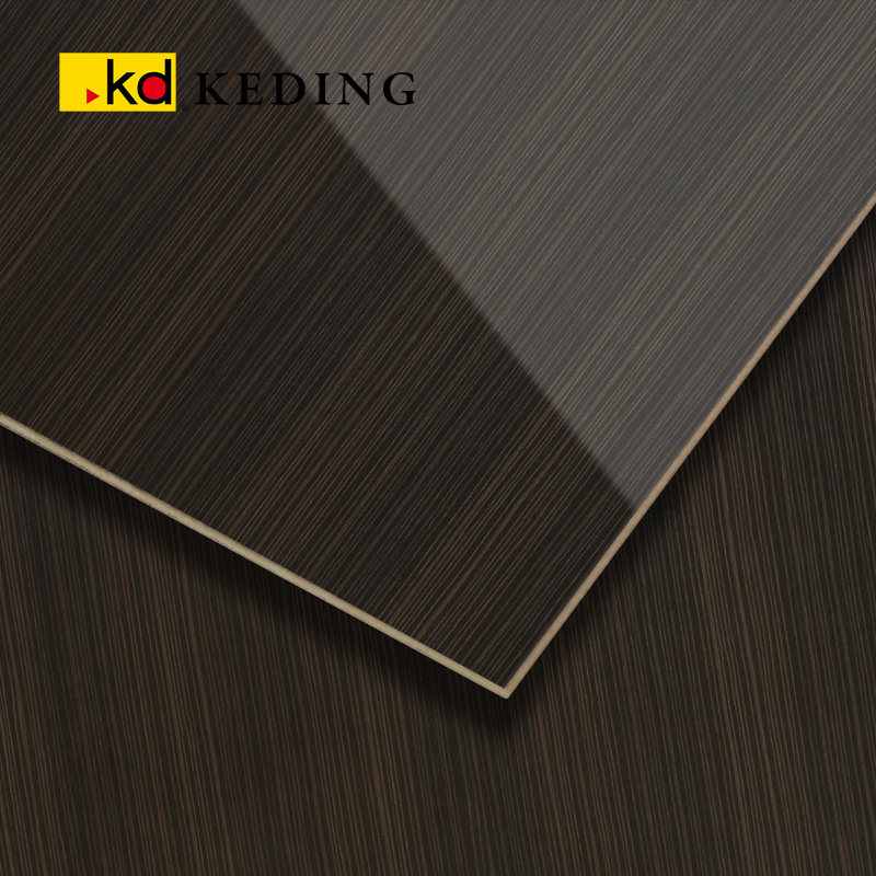 KM261G Technology wood glossy series Taiwan Keding board KD board coated wood veneer Paint-free wood veneer plywood