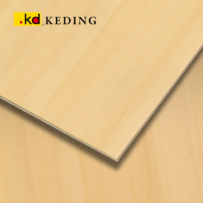 K6101AU Natural maple series Taiwan Keding board KD board Coated wood veneer Paint-free wood veneer plywood