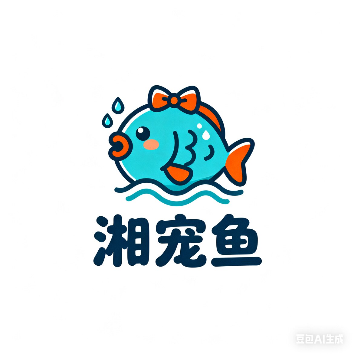 湘宠鱼的LOGO