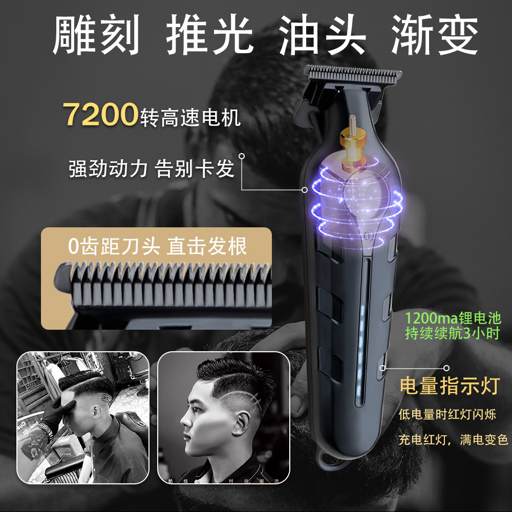 🔥揭秘理发界的隐形冠军!油头雕刻电推剪,光头渐变的终极神器 -理发器-淘宝好物网