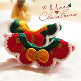 Рождественский чокер, милый плетеный колокольчик ручной работы с бантиком, кот, кошки и собаки