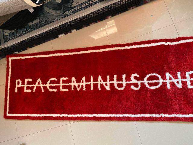 ковер 潮牌 peaceminusone权志龙同款pmo反战地毯 ins网红装饰防潮地垫