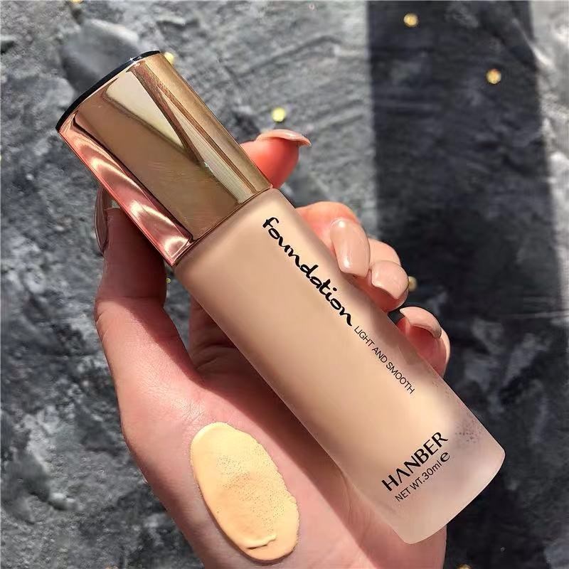 Liquid Foundation Dry Oil Skin Concealer Moisturizing Isolation Non-Sticking Powder Oil Control Student BB Cream - Taobao