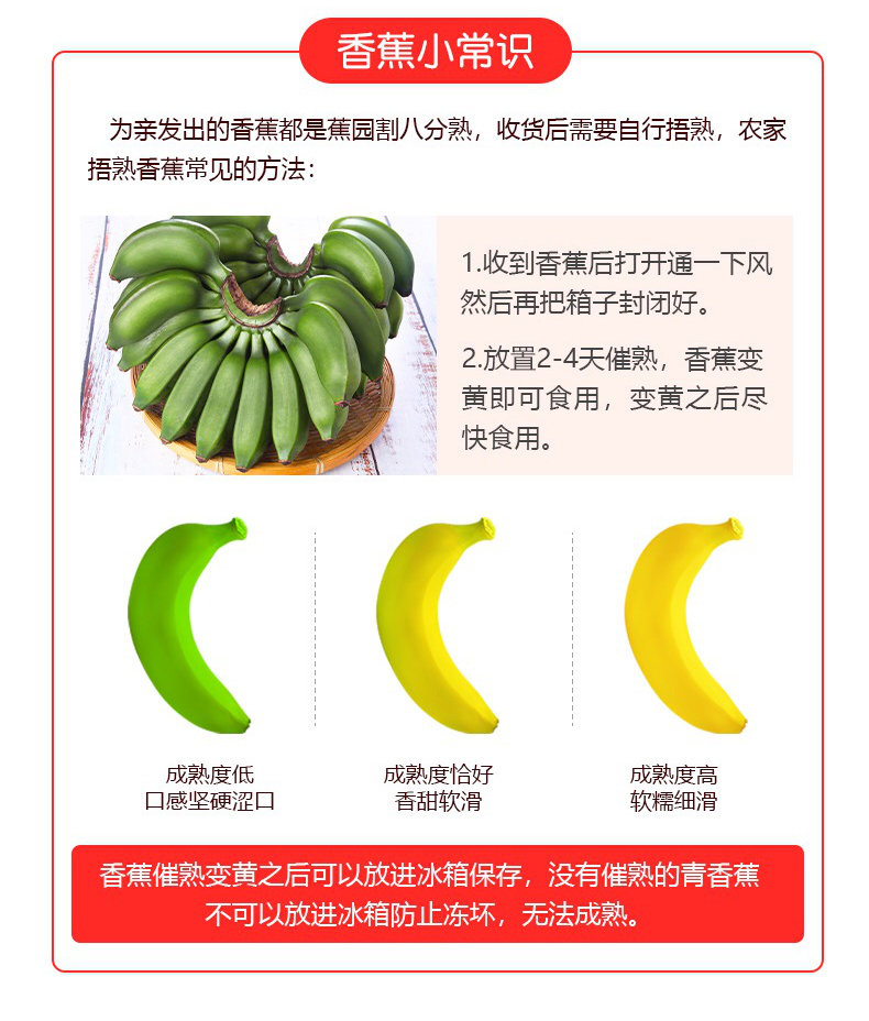 【产地直发】广西小米蕉新鲜香蕉芭蕉