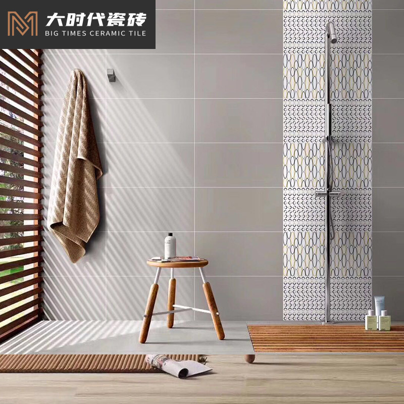 ins net red color macaron tiles Nordic kitchen make-up room wall brick all-porcelain toilet floor tiles 300 x 600