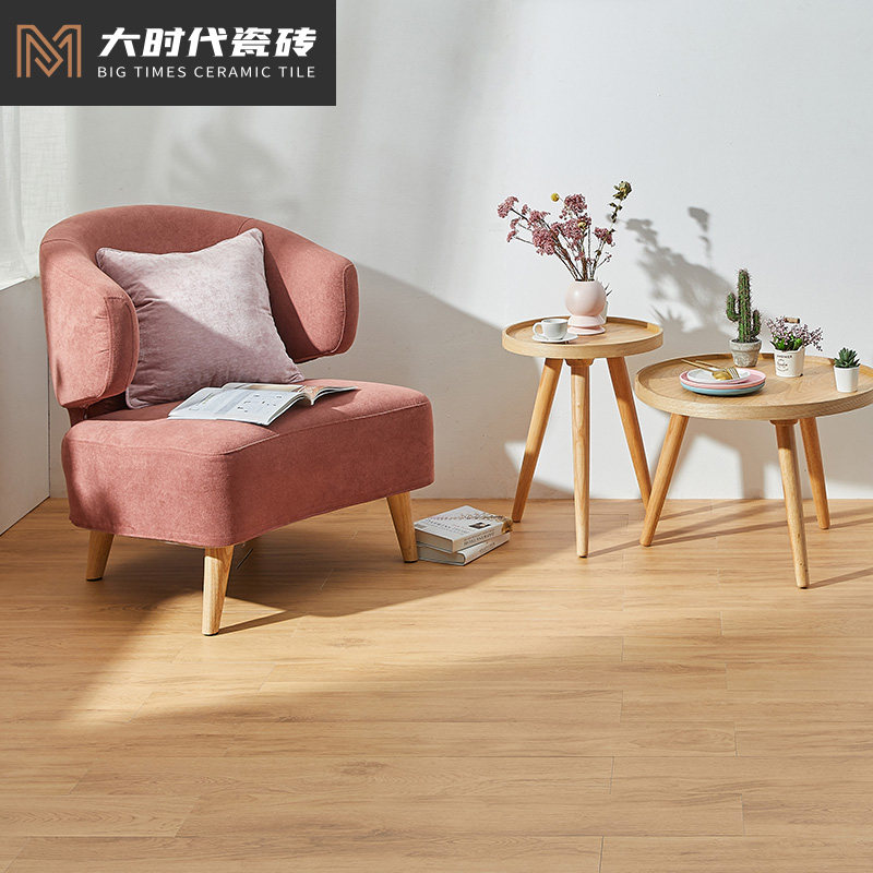Full porcelain wood grain brick 150x900 Nordic bedroom Balcony Grey Wood Grain Tile room imitation solid wood floor tile floor tile