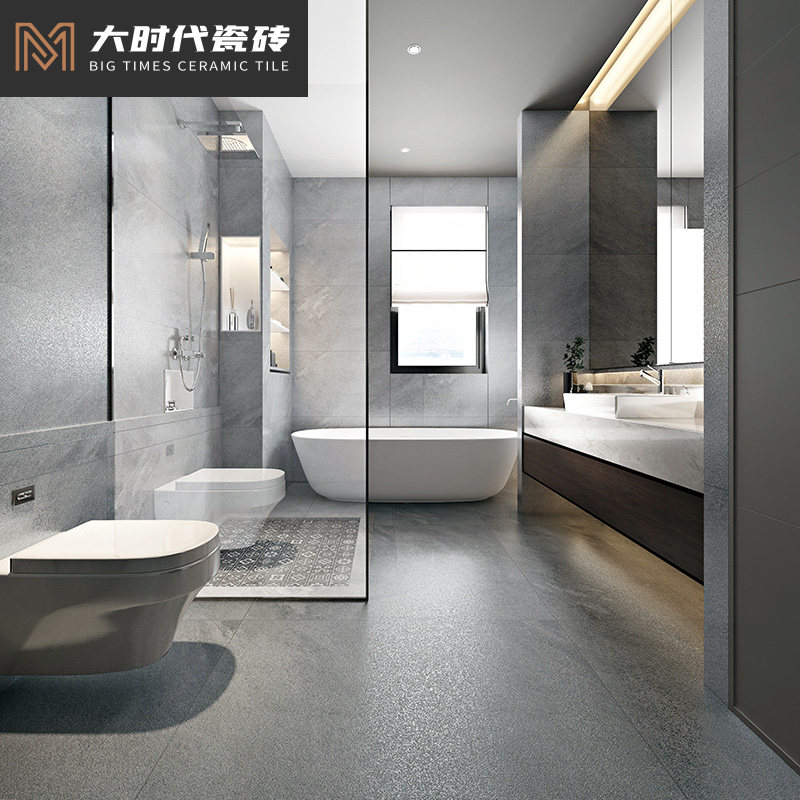 Full Porcelain Makeup Room Tile Anti-Slip Ground Floor 600X1200 Dry Grain Glazed Modern Minima Bathroom Wall Brick Kitchen Magnetic Brick
