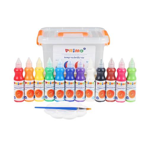 Italy Primo painted washable water powder paint 75ml Safe children's hand finger painting delivered containing barrel-Taobao