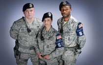 Military version of the original U.S. Air Force USAF SECURITY POLICE Velcro armband security service mark SP