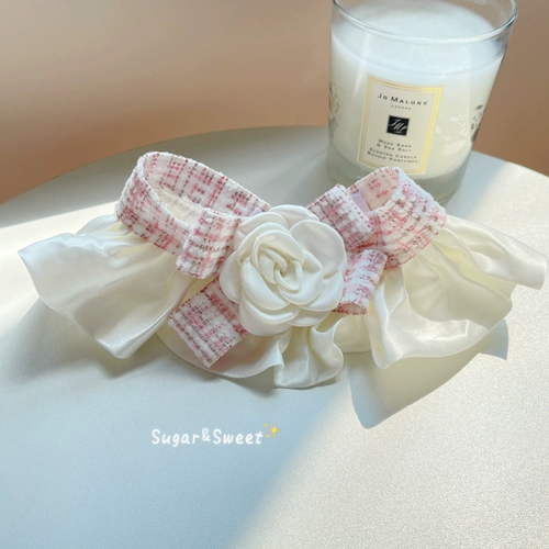 Шарф для принцессы, милый чокер, декор, галстук-бабочка, ретро нагрудник с бантиком, слюнявчик