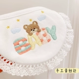 Шарф, слюнявчик, аксессуар, милый нагрудник