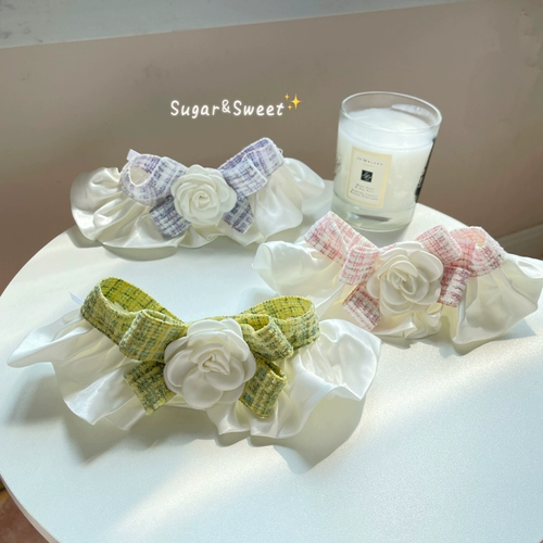 Шарф для принцессы, милый чокер, декор, галстук-бабочка, ретро нагрудник с бантиком, слюнявчик