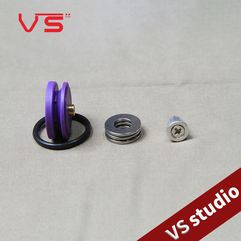 VS studio-reinforced muted shot head on the back.