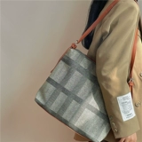 Вместительная и большая сумка через плечо, шоппер, сумка на одно плечо, коллекция 2023