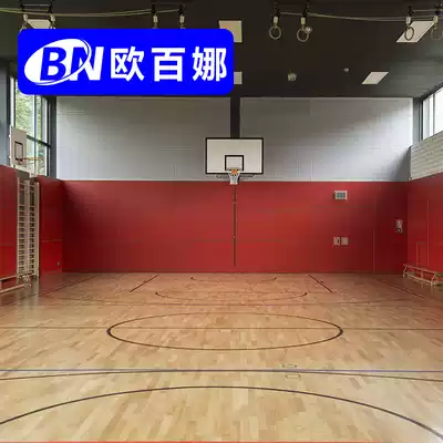 Obina School Gymnasium Customized Maple Wood Floor Wear-resistant Double Solid Wood Floor Basketball Hall Sports Floor