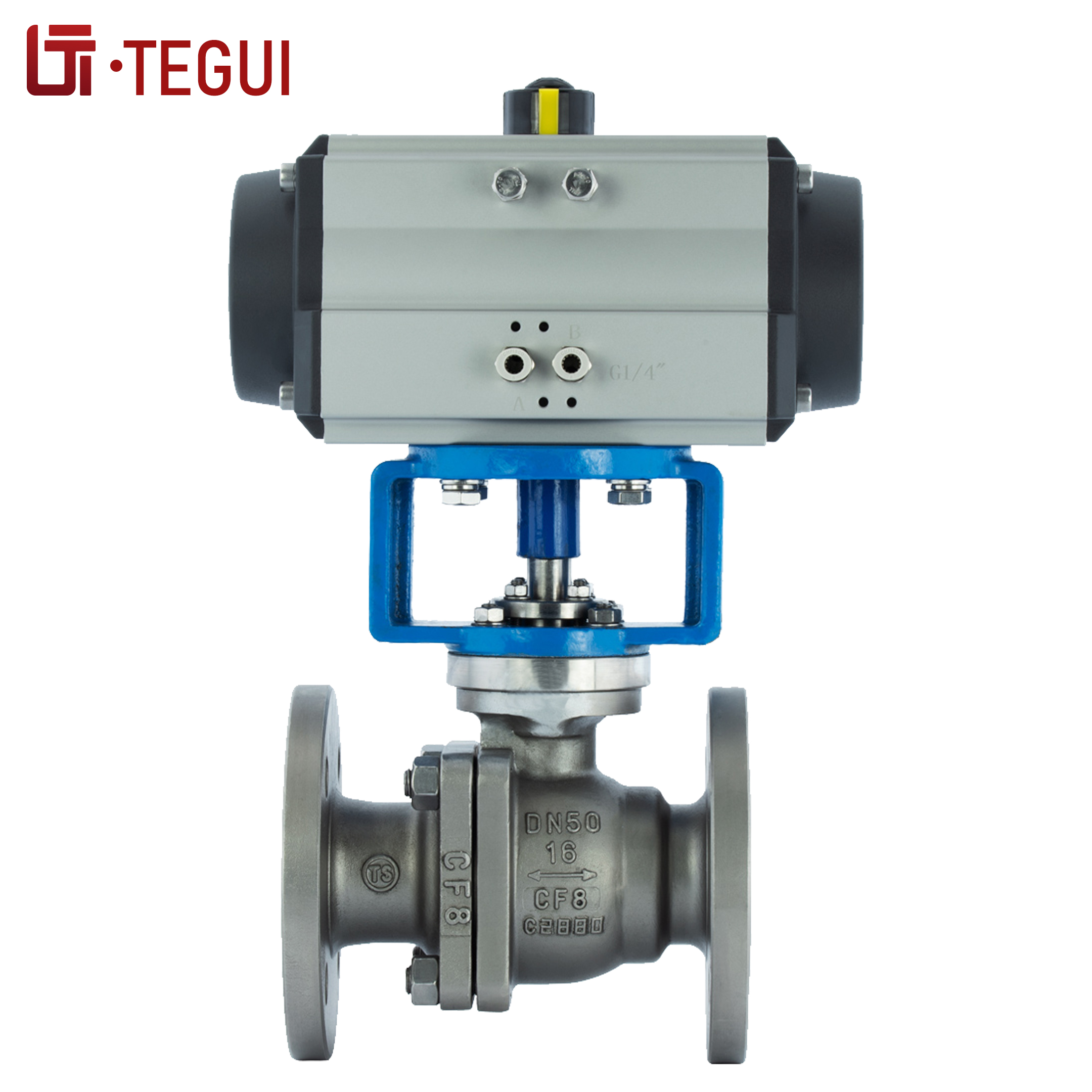 Q641H16P 40P 100P pneumatic hard seal stainless steel flange high temperature and high pressure thermal oil floating ball valve