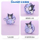 Sanrio Kulomi 작은 거울 휴대용 메이크업 미러 학생 기숙사 메이크업 핸드 헬드 폴딩 여성의 귀여운 캐리