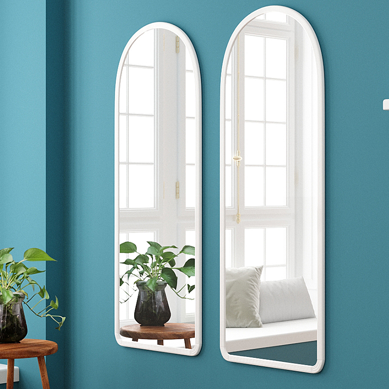 Mirror wall-mounted full-length mirror full-length mirror female dormitory student wall-mounted paste home wall-mounted full-length mirror net red mirror