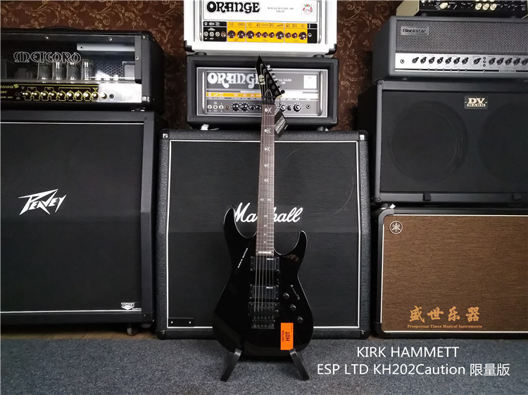 Shengsei instrument ESP LTD KH202Caution Kirk Hammett limited signature