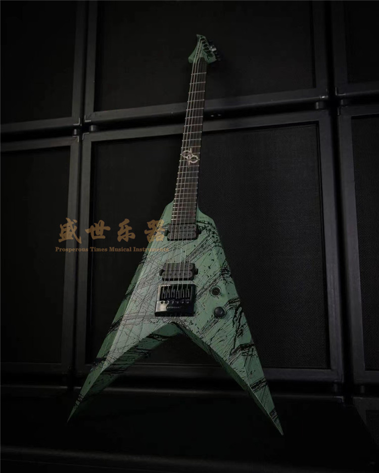 Shengsei instrument Solar 2022 new products V1 6AOP Canibalismo Heavy electric guitar scheduled